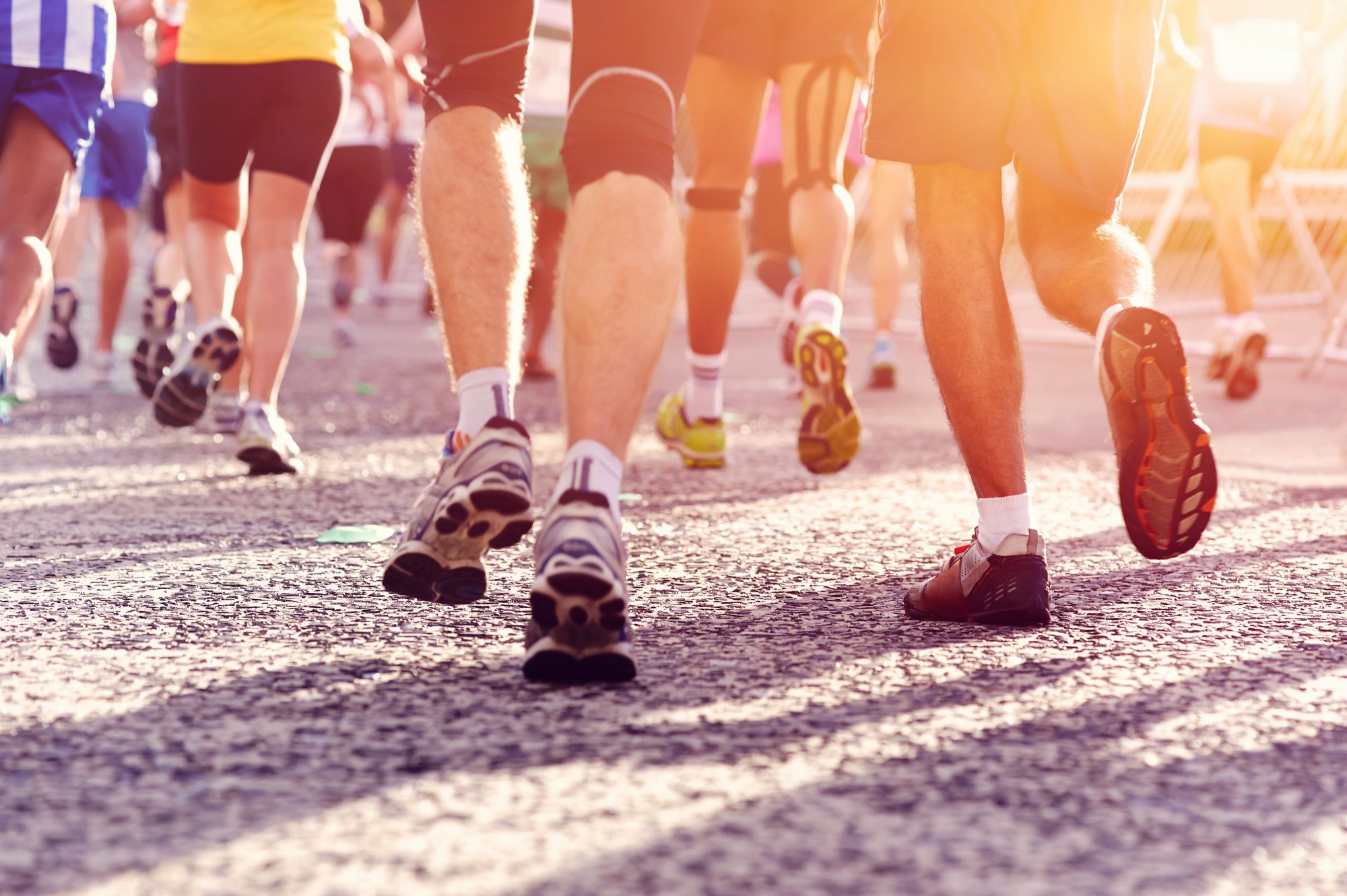 Laufende Menschen beim Marathon