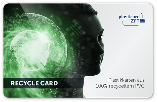 Recycle Card von Plasticard-ZFT